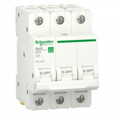 Schneider Electric Автоматичний вимикач Resi9 63 A, 3P, крива с, 6kA