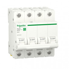 Schneider Electric Автоматичний вимикач Resi9 63 A, 4P, крива B, 6K