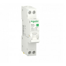 Компактний автоматичний диференціальний вимикач Resi9 Schneider Electric 16 A, 30 мА, 1P + N, 6KA, C крива, тип AC