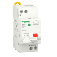 Диференціальний автоматичний вимикач Resi9 Schneider Electric 25 A, 30 мА, 1P + N, 6KA, крива C, тип A