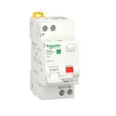 Диференціальний автоматичний вимикач Resi9 Schneider Electric 16 A, 10 мА, 1P + N, 6KA, крива C, тип A