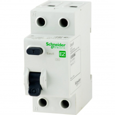 Диференціальне реле (ПЗВ) Schneider electric Easy9 2П 10mA 25А Тип "AC"