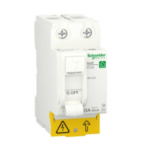 Диференціальний навантажувальний вимикач Resi9 Schneider Electric 63 A, 30 мА, 2P, тип AC