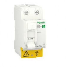 Перемикач диференціального навантаження Resi9 Schneider Electric 25 A, 10 мА, 2P, A