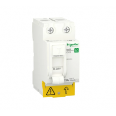 Диференціальний вимикач навантаження Resi9 Schneider Electric 63 A, 100 мА, 2P, тип AC