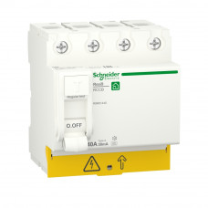 Диференціальний вимикач навантаження RESI9 Schneider Electric 40 A, 30 мА, 4P, A