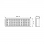 LED світильник аварійний Titanum 30 LED 6500K