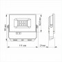 LED прожектор Titanum TLF106 10W 6000K