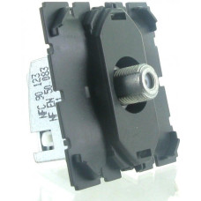 Розетка телевизионная TV простая тип F 0-2400 МГц Legrand Celiane 67380