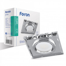 Вбудований світильник Feron 8170-2 срібло-срібло