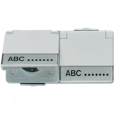 SCHUKO®-розетка 2-на 16 A / 250 B ~ 622W 622NAWW