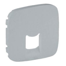 Лицевая панель для розетки RJ45/RJ11, Valena Allure, цвет «алюминий» 755417
