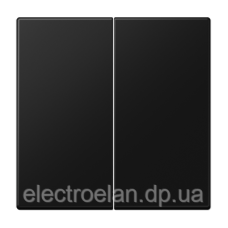 Kлавиша двойная LS995SWM  матовый чёрный графит