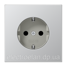 Розетка JUNG  16 A / 250 B ~ LS1520 Алюміній, AL 1520