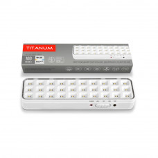 LED світильник аварійний Titanum 30 LED 6500K