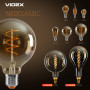 LED лампа VIDEX Filament PS160FASD 8W E27 2200K Дімерна бронза
