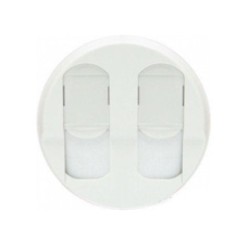 Накладка компьютерной розетки 2хRJ45 Legrand Celiane белая 68252