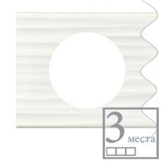 Рамка 3-я коллекция Celiane™, «Corian белый Рельеф»