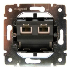 Механизм розетки телефонной, двойной TF-2 RJ-11 Galea Life 775939