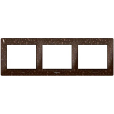 Рамка 3-я Galea Life 771703 CORIAN Cocoa Brown