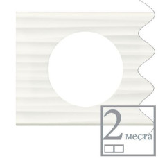 Рамка 2-я коллекция Celiane™, «Corian белый Рельеф»