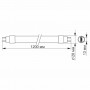LED лампа VIDEX T8b 18W 1.2M 4100K матова