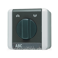 Поворотний вимикач / кнопка для жалюзі 10 АХ / 250 В ~ 834.10 W W 834.20