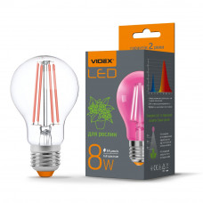 LED лампа VIDEX Filament A60FF 8W E27 1200K