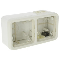 Коробка 2-ная накладная, Legrand Plexo 69690, цвет «белый»