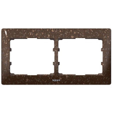 Рамка 2-я Galea Life 771702 CORIAN Cocoa Brown