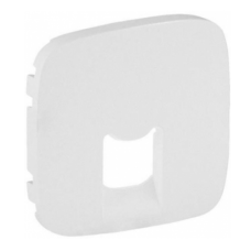 Лицевая панель для розетки RJ45/RJ11, Valena Allure, цвет «белый» 755415