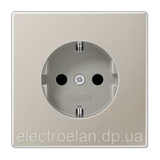 Розетка JUNG  16 A / 250 B ~ LS1520 нержавіюча сталь, ES 1520