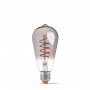 LED лампа VIDEX Filament ST64FGD 4W E27 2100K дімерна графіт