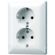 SCHUKO®-розетка 2-на 16 A / 250 B ~ AS5020U AS5020UWW