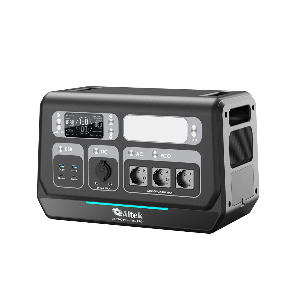 Портативна зарядна станція ALTEK AL 2200 POWERBOX PRO (1720 Вт·г)