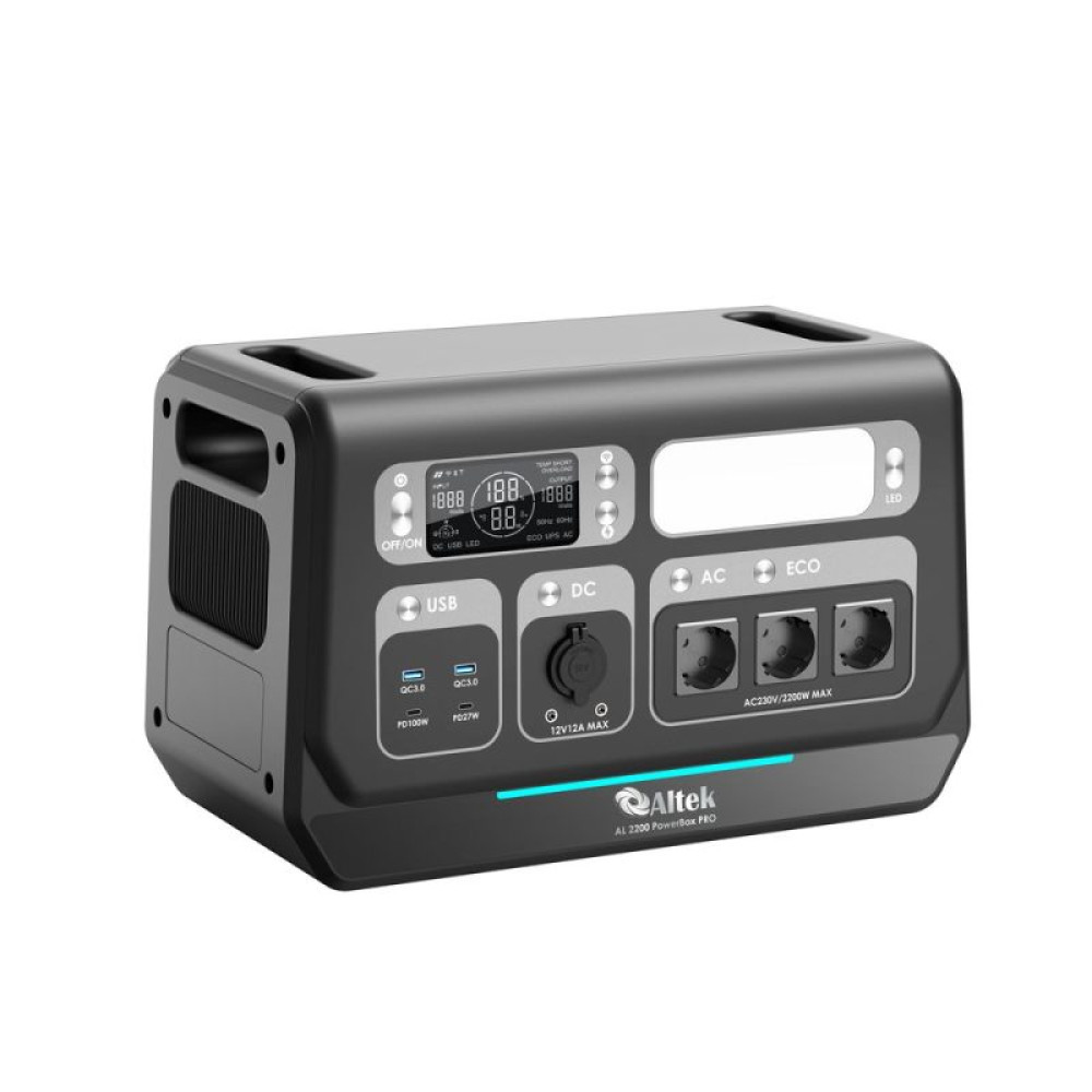 Портативна зарядна станція ALTEK AL 2200 POWERBOX PRO (1720 Вт·г)