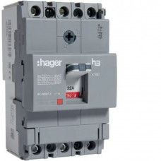 Силовий автоматичний вимикач Hager x160, In=32А, 3п, 18kА