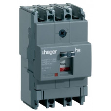 Силовий автоматичний вимикач Hager x160, In=160А, 3п, 18kА