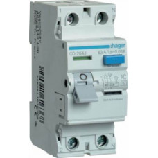 Дифреле (ПЗВ) Hager 2P 63A 30mA AC