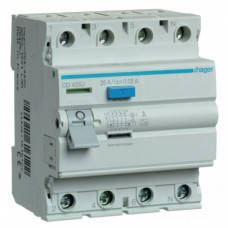 Дифреле (ПЗВ) Hager 4P 25A 30mA A