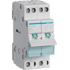 Перемикач Hager I-0-II SFT225, 2P, 25А/230V, 2м