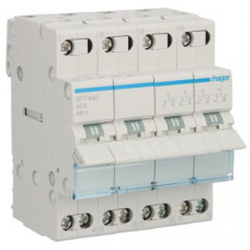 Перемикач Hager I-0-II SFT440, 4-п, 40А/400В, 3м