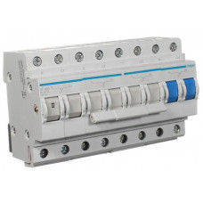 Перемикач Hager I-0-II SF463, 3+N, 63А/400В, 8м