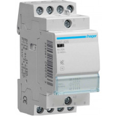 Контактор Hager 25A, 4НВ, 230В ESC425