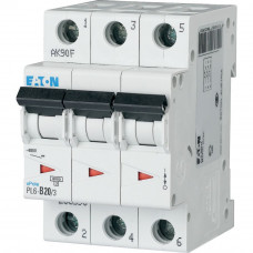 Автоматичний вимикач EATON PL6-C20/3 6kA