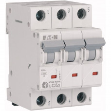 Автоматический выключатель EATON 25A HL-C25/3 4,5kA Автоматический выключатель EATON 25A HL-C25/3 4,5kA