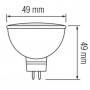 Светодиодная лампа Horoz Electric FONIX-4 4W GU5.3 6400К