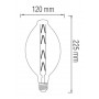Світлодіодна лампа Horoz Electric Filament ENIGMA 8W Е27 Титан