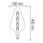 Светодиодная лампа Horoz Electric Filament PARADOX-XL 8W Е27 Титан