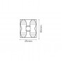 Роз’єм 2-х полюсний Horoz Electric 1.5 мм WIRE SPRING-2/1.5